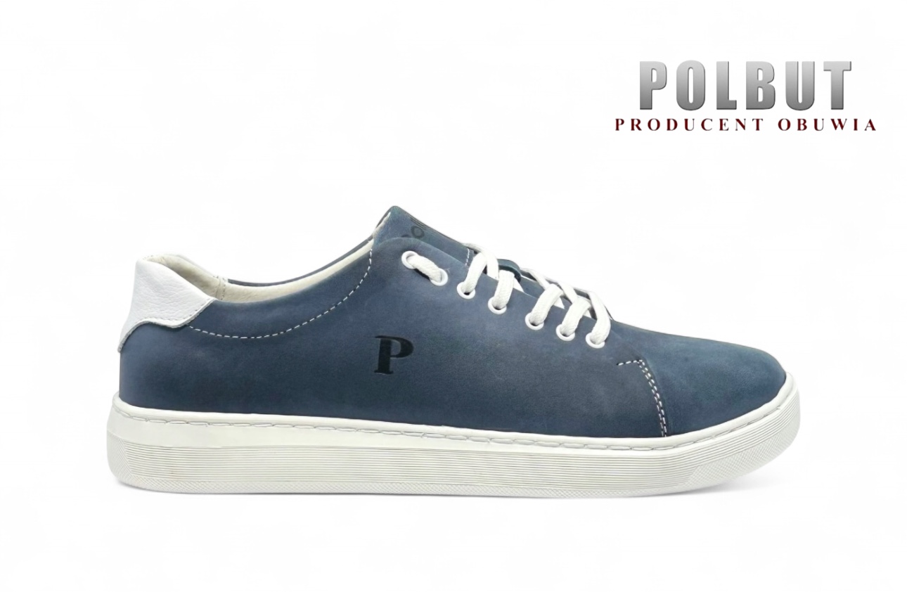 Kožené pánské polobotky Polbut, šněrovací, velikost 43