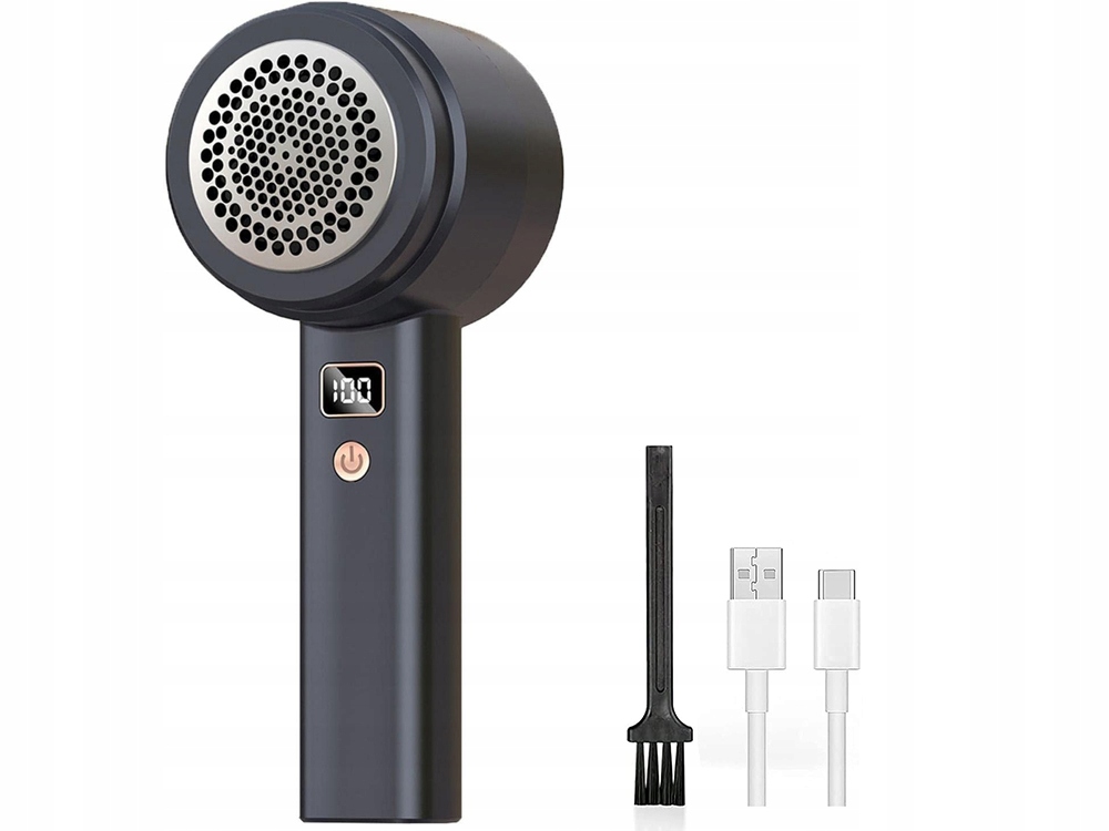 DUŻA MOCNA GOLARKA DO UBRAŃ TAPICERKI SWETRÓW AKUMULATOROWA 3 TRYBY PRACY