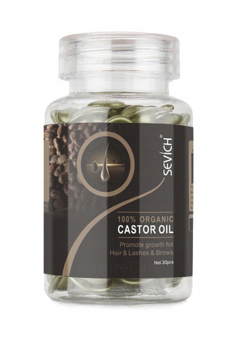 

Kapsułki z Olejem Rycynowym na Szybszy Wzrost