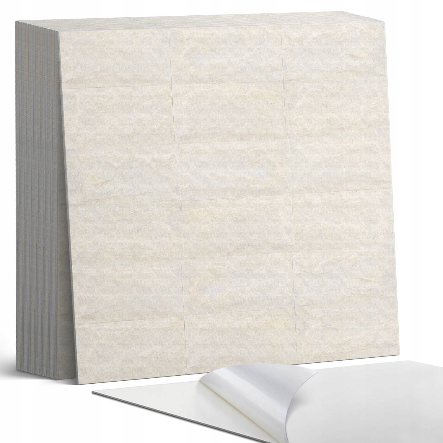 Nástěnné vinylové dlaždice Vzor kamenné textury v dlaždicích 20 x 20 x 20 cm