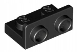 LEGO PŁYTKA 1X2 ŁAMANA CZARNA NR. 99780 - 10SZT.