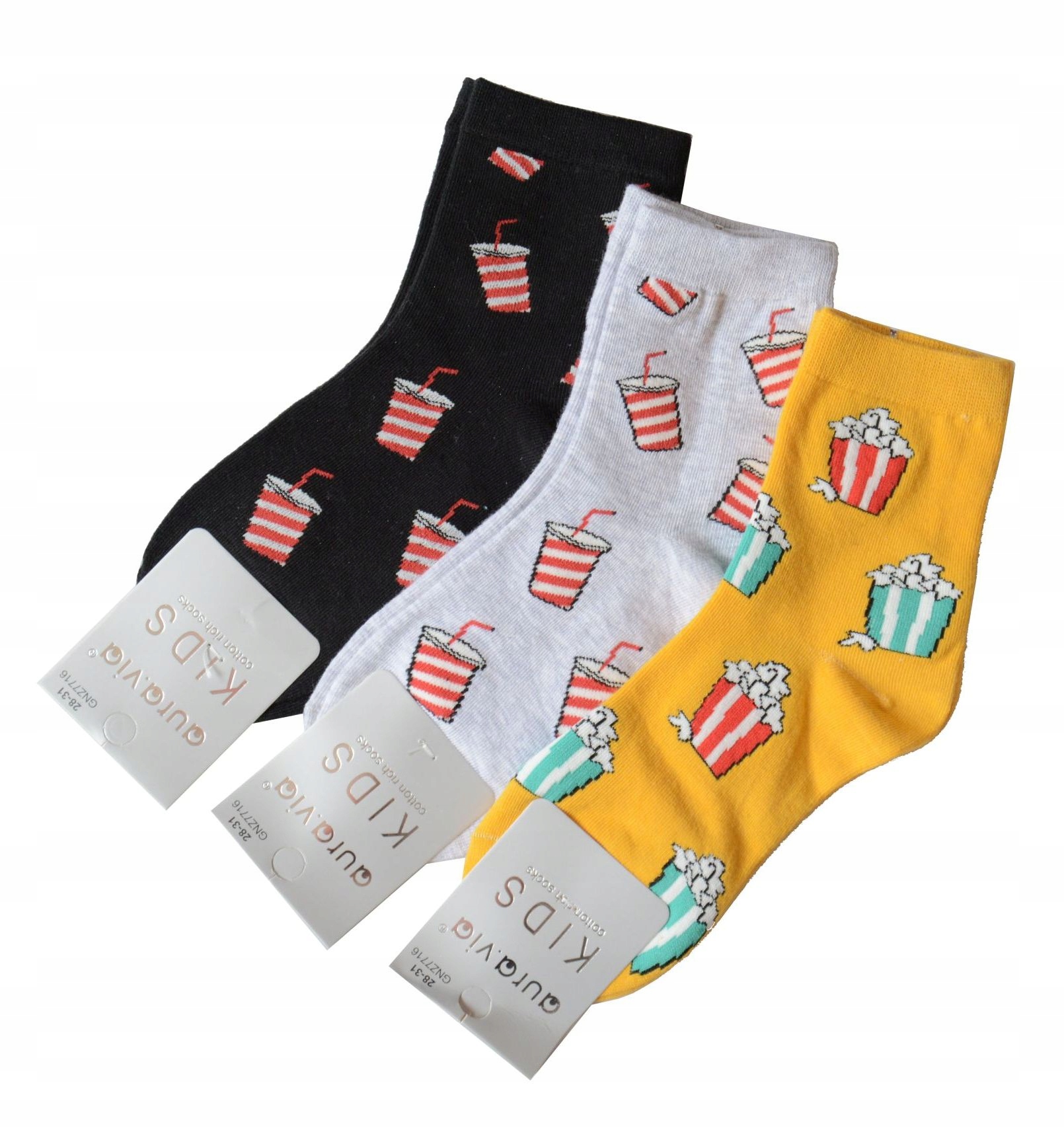 

skarpety 24-27 dziecięce Kids 3 Pary Aura.via