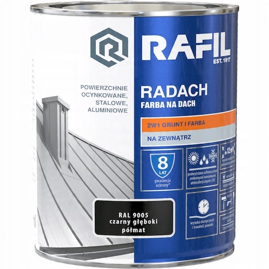 

Rafil Radach 0,75L Czarny R. 9005 Półmat