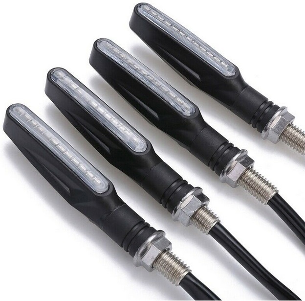 4x Pływające kierunkowskazy 12LED Komplet 4 sztuki + przerywacz HOMOLOGACJA Producent inny