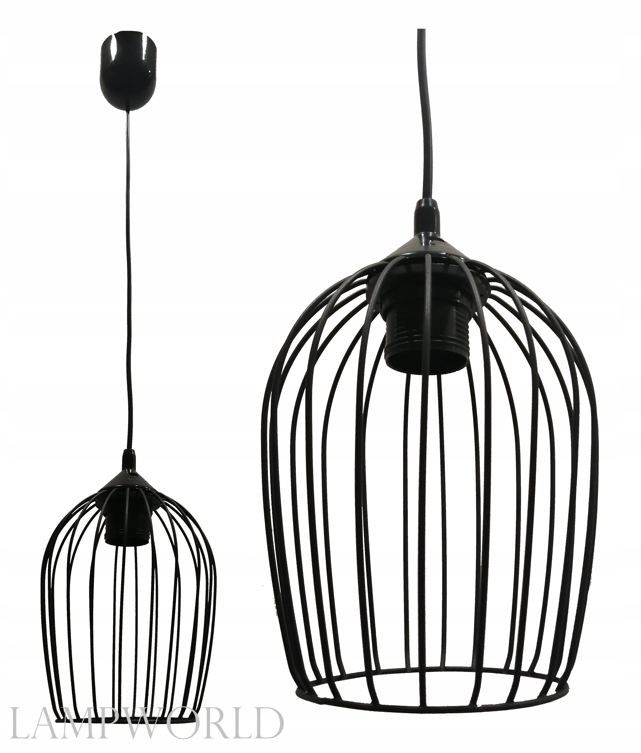 

Lampa wisząca żyrandol zwis Loft drut 1XE27 Led