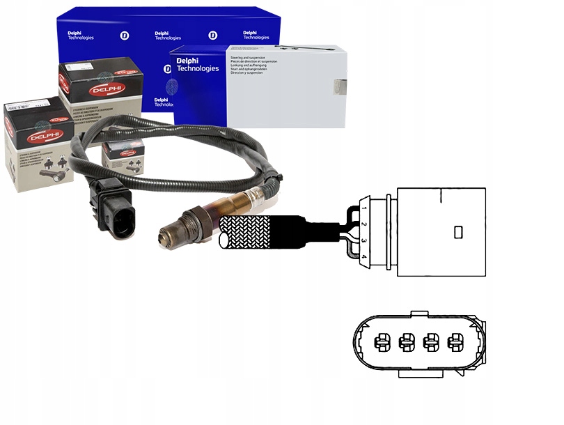 SONDA LAMBDA VW 1,6 8V 1,8 20V DELPHI