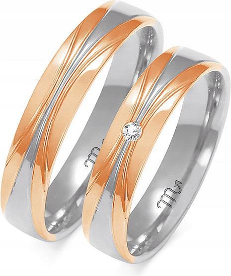 Zlatý snubní prsten 585 s kamenem, velikost 17 18 19, originální dámský