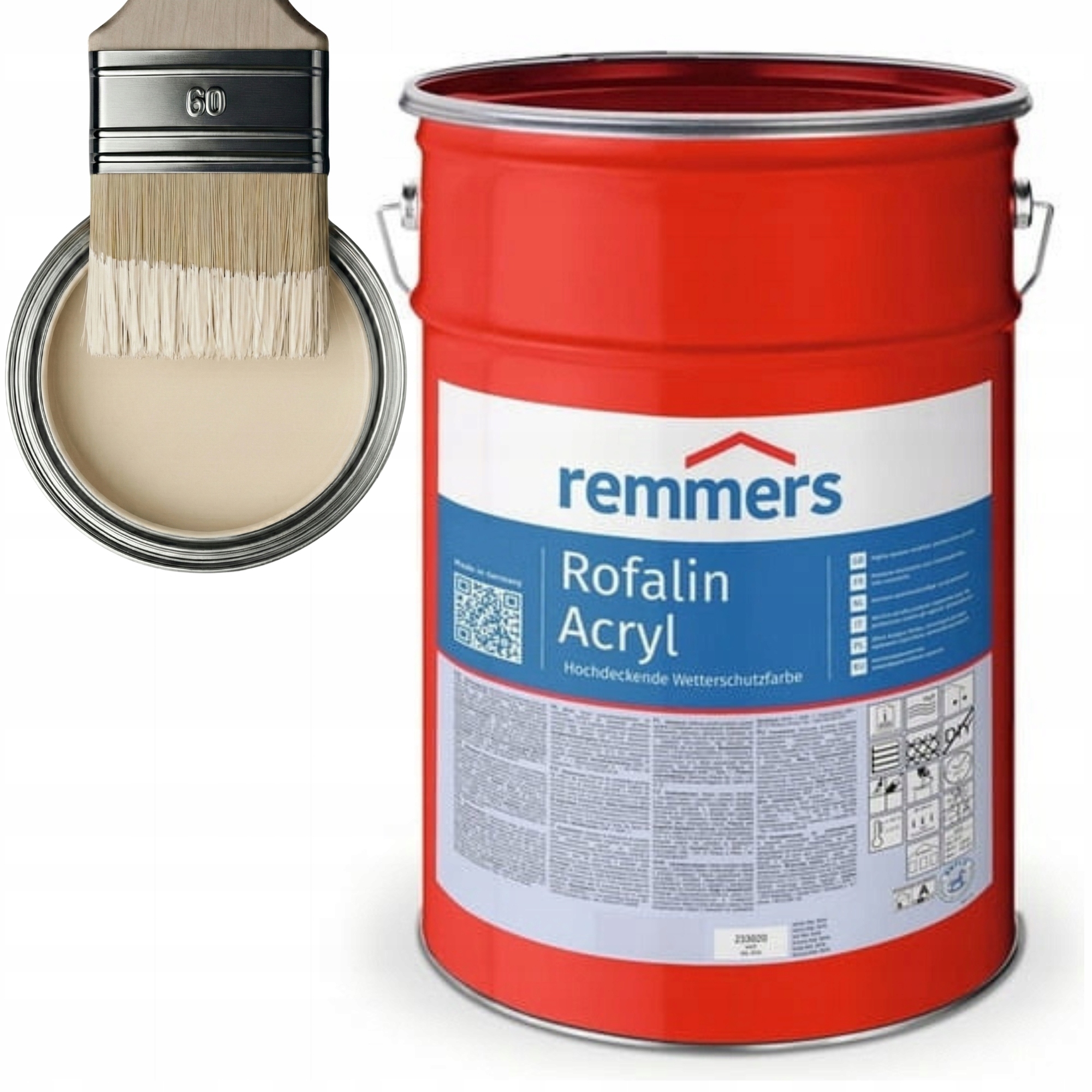 Remmers Rofalin Acryl Barva na dřevo 5L Krémová