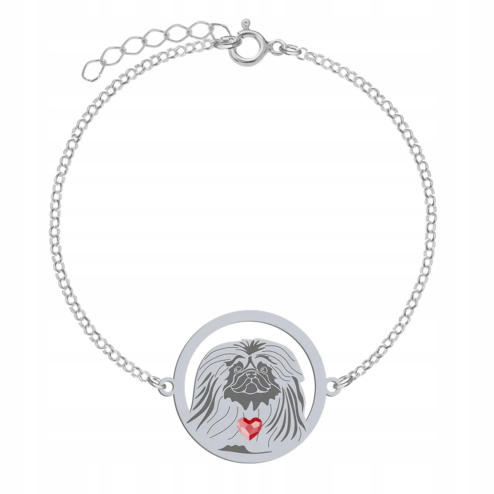 Stříbrný náramek z Pekingu 925 Šperky Řetízek Žena Gravírování