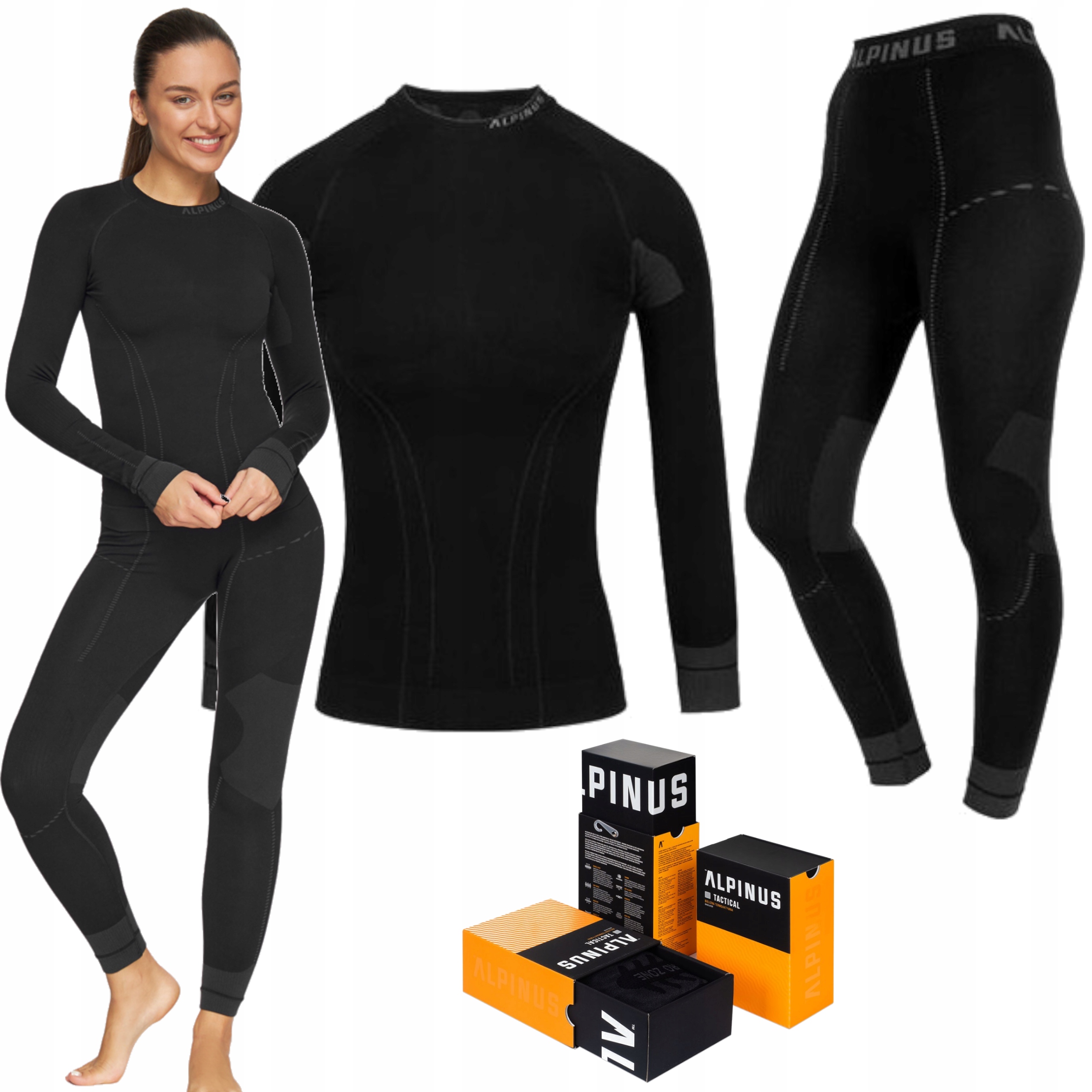 Dámské termoaktivní termoprádlo Alpinus Tactical Base Layer Set XL