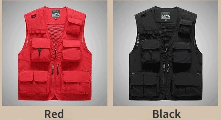 Multi Pocket Men's Vest Outdoor Tactical Hunting S Linia regular