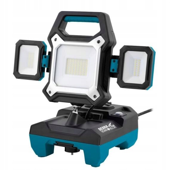 Dedra akumulátorová Led lampa 18V/230V, 96 diód, 4500lm/2250lm, IP54, bez batérie