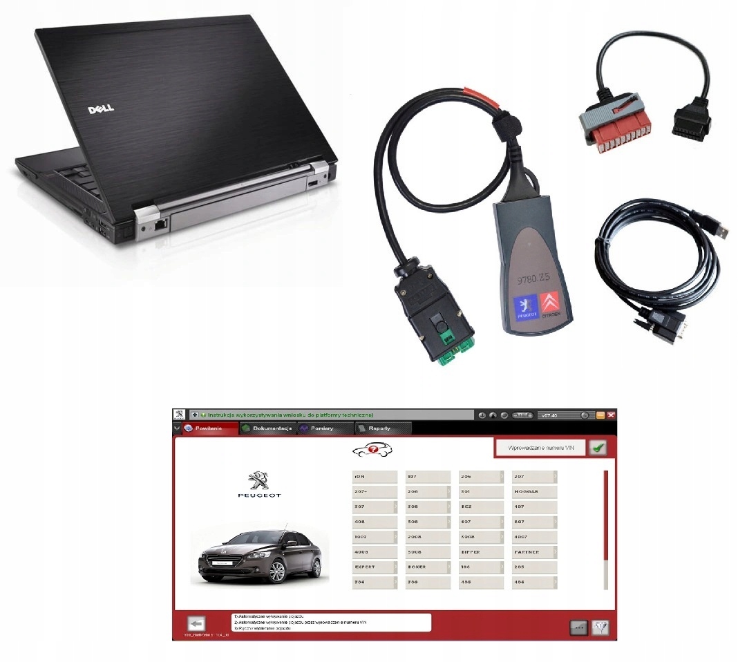 Lexia Diagbox skupina Stelantis Set Notebook Full