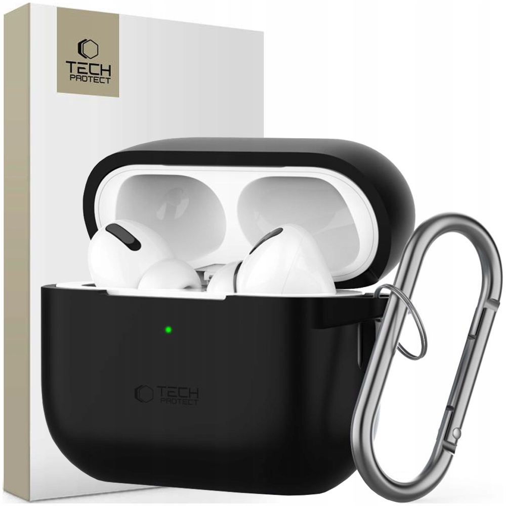 Tech-protect Silicone Hook Etui Do Apple Airpods Pro 1 2 Dodatkowa Ochrona