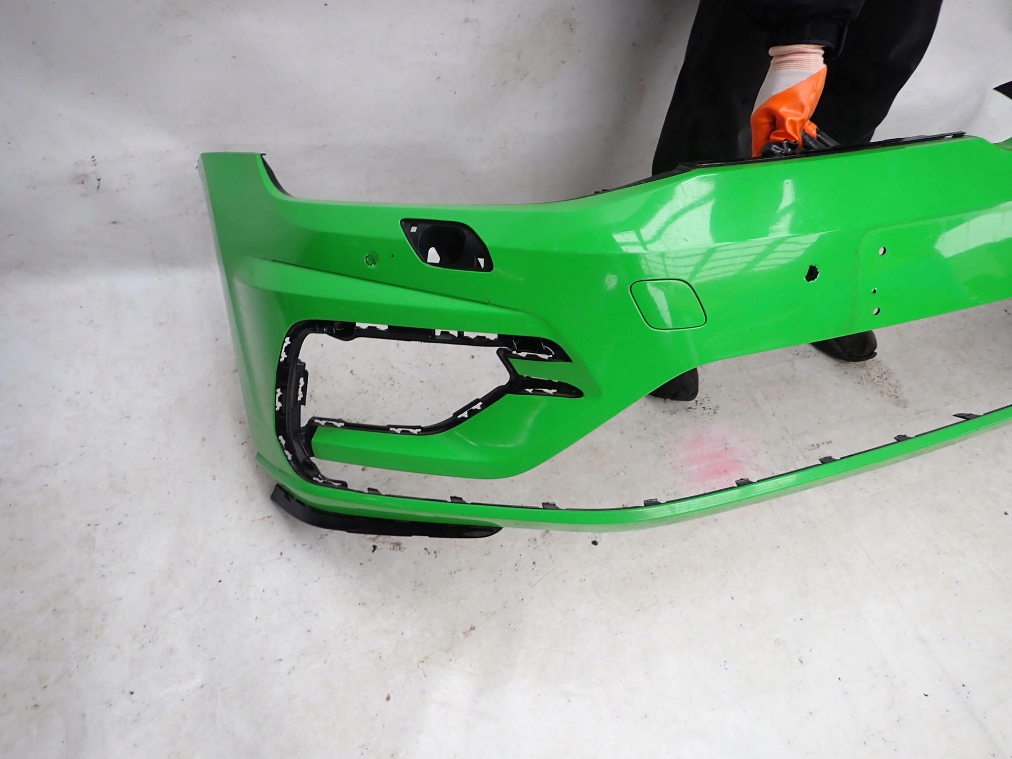 VW GOLF VII 7 R-LINE LIFT 16-20 bumper front front washer 4XPDC