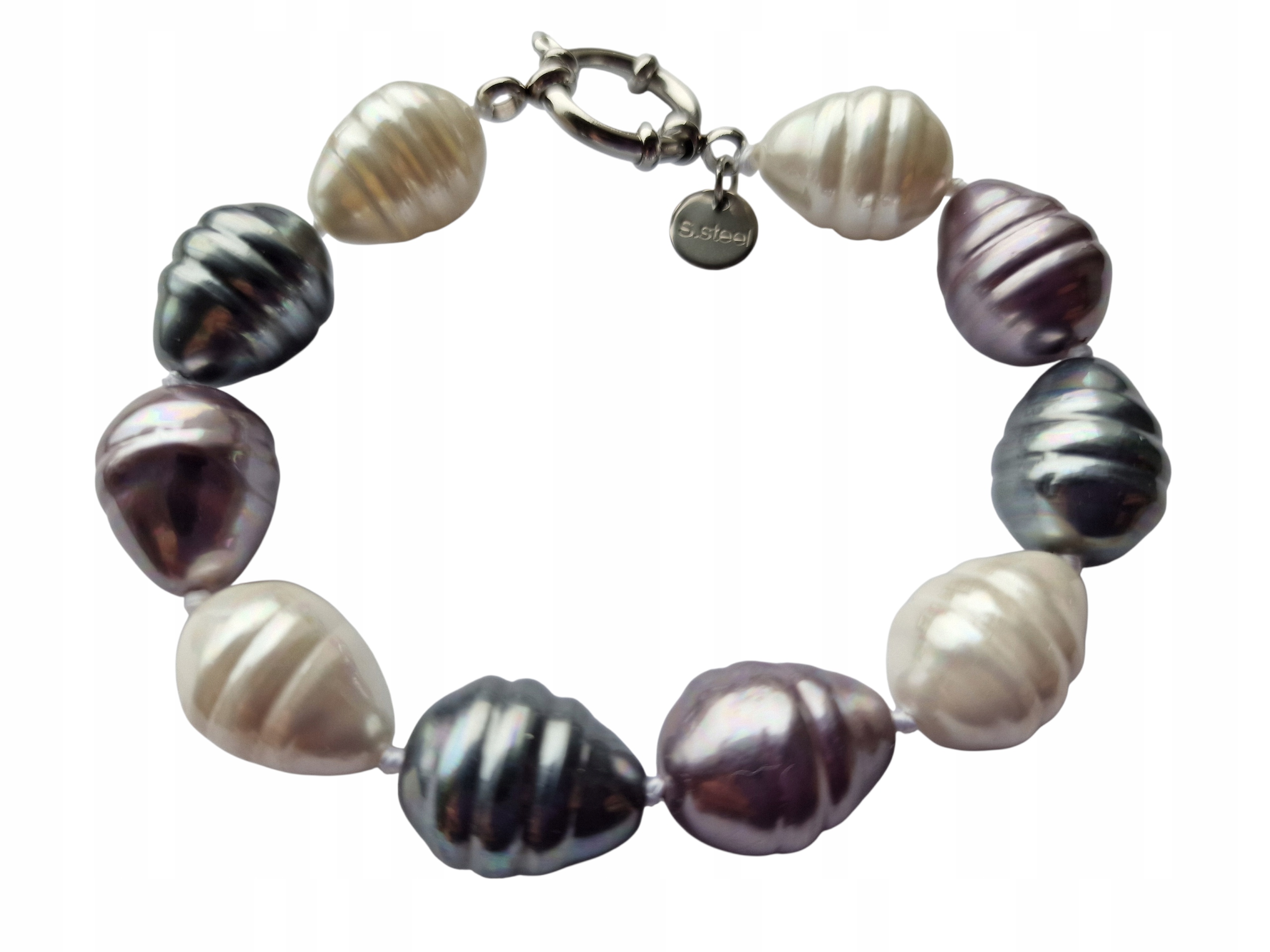 Majorské Vintage Perly Barokní Náramek Sea Shell Jemaya Art
