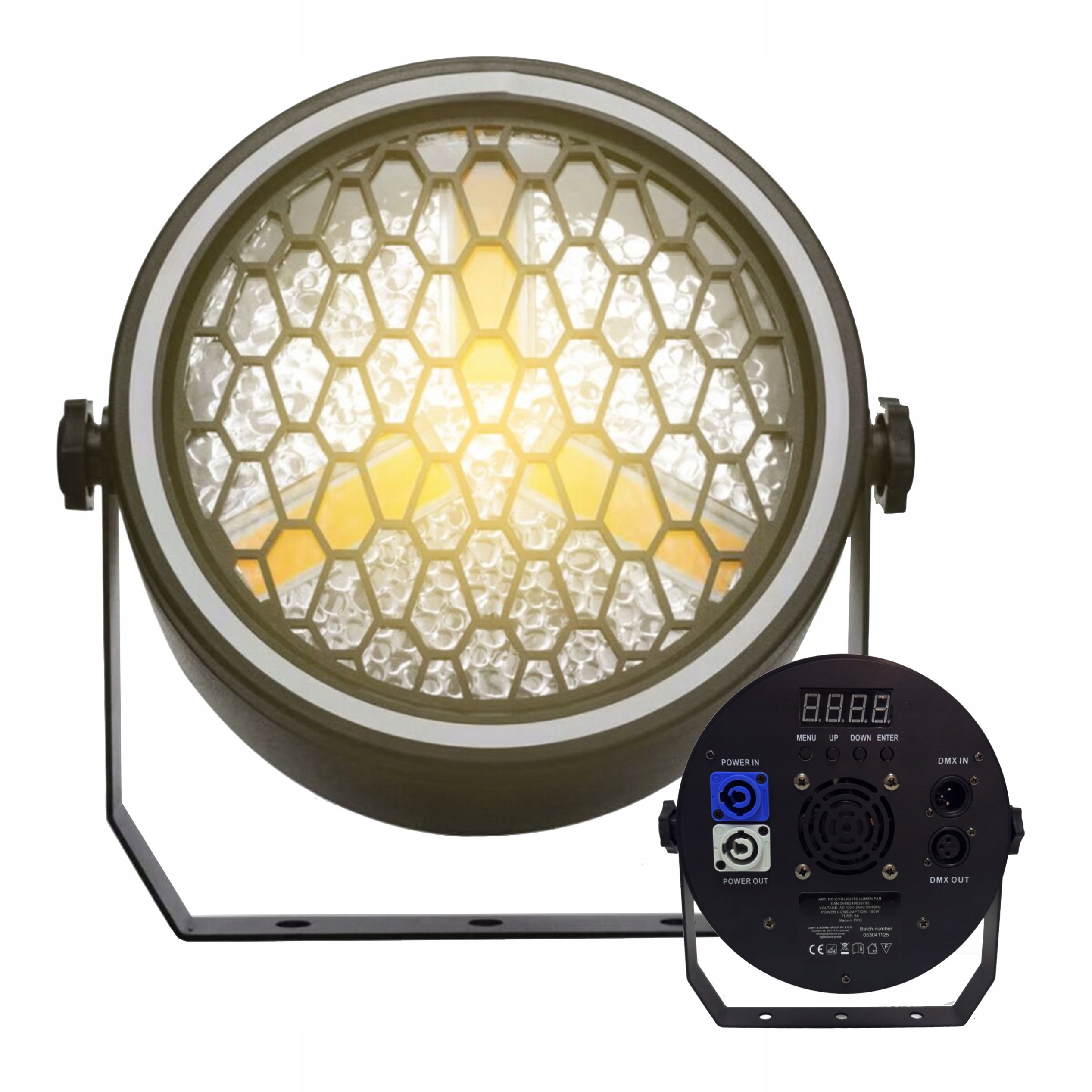 Reflektor Led Par Oświetlenie Sceniczne Retro Led DMX 3X30W Rgb Evolights