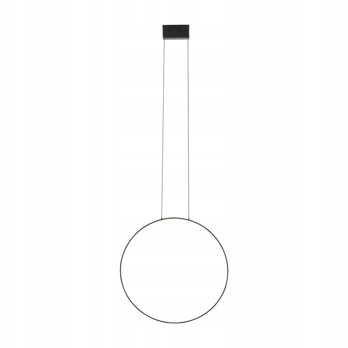 Závesná lampa čierna Led vertikálna okrúhla 60 cm 3000K Circolo Nowodvorski