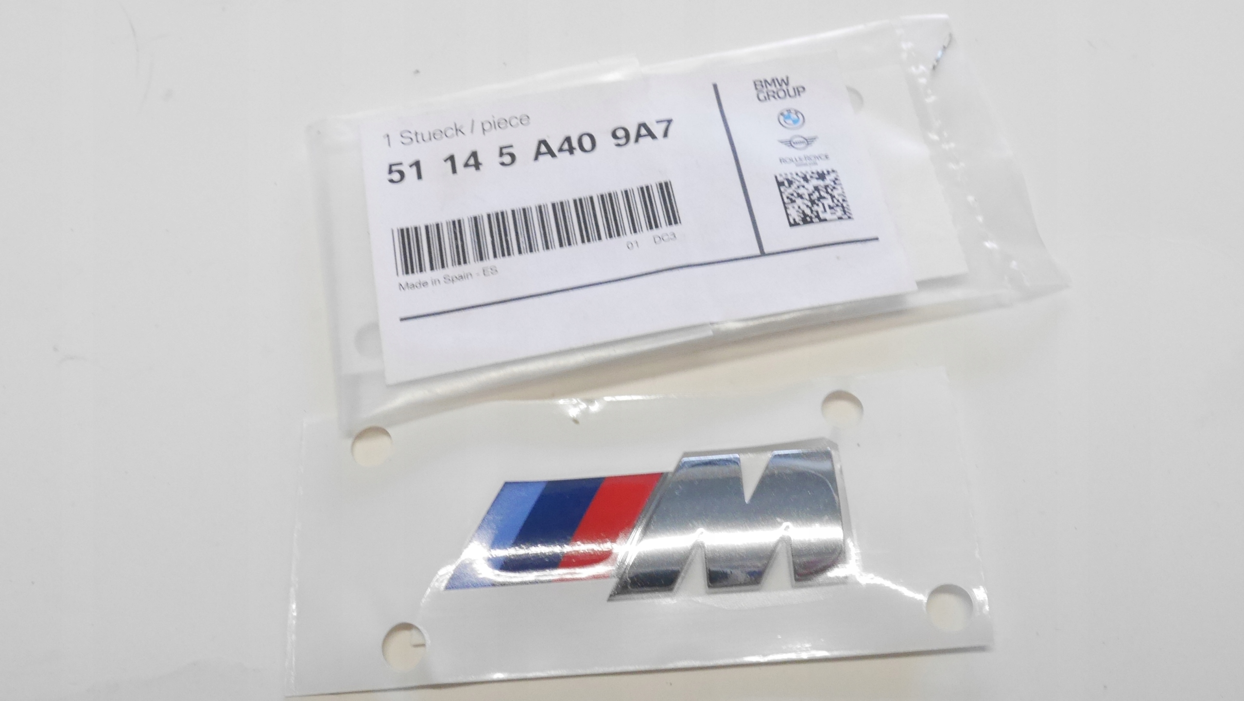 BMW G20 G21 G28 LCI EMBLEMAT M-PAKIET NOWY ORGINAŁ 5A409A7 Marka BMW