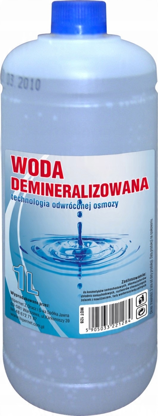 

Woda demineralizowana 1L