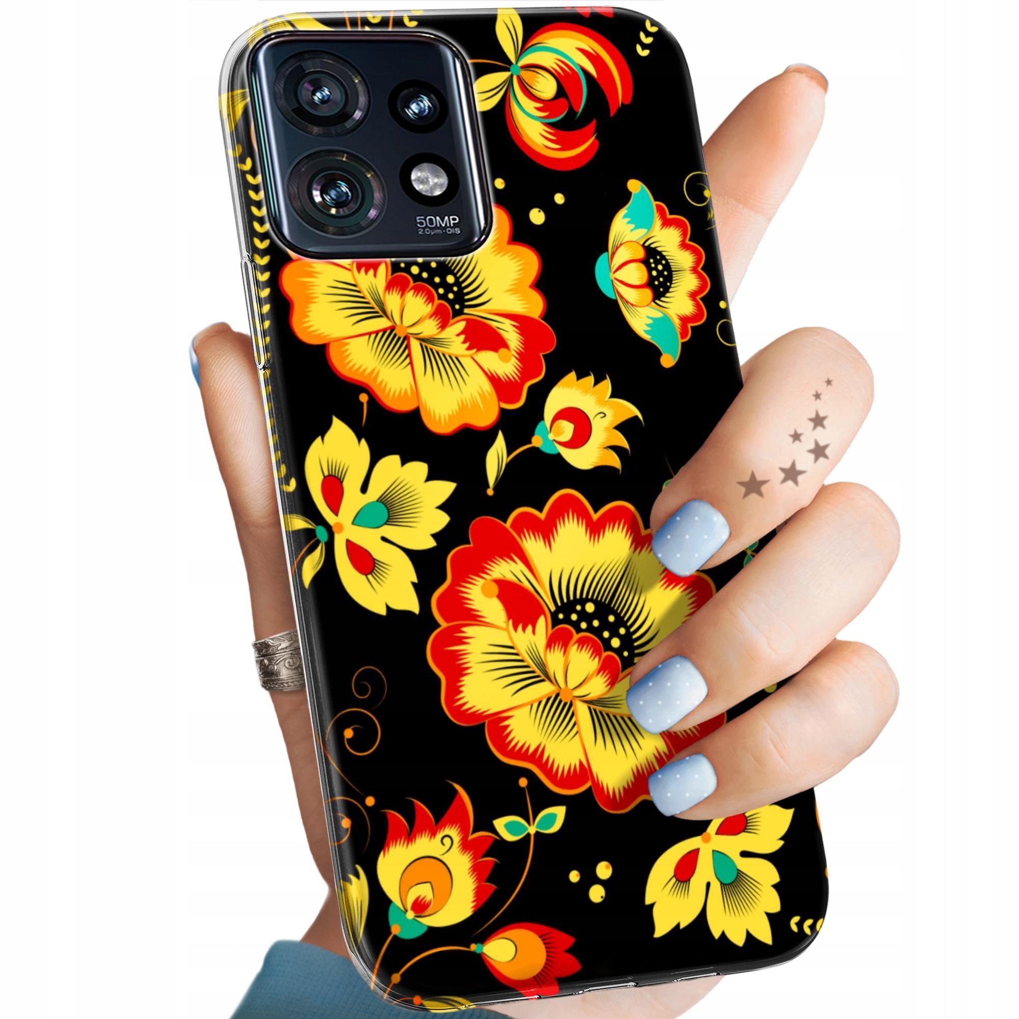 Etui Do Motorola Edge 40 Pro Folk Ludowe Folklorystyczne Obudowa Case