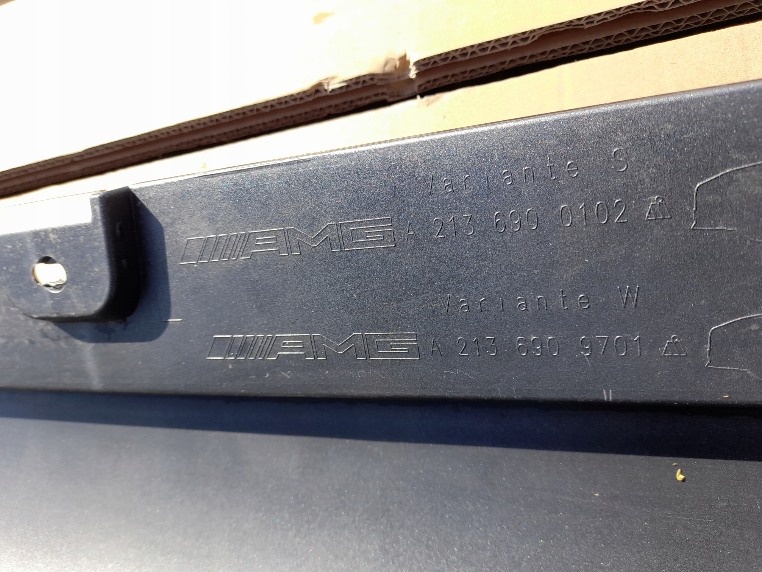 threshold moulding threshold MERCEDES W213 AMG SZARE 859