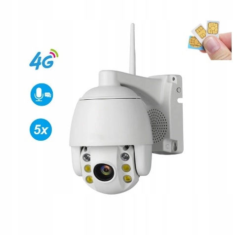 Kamera Lte 2MPX Otočná 4G internet zo Sim karty