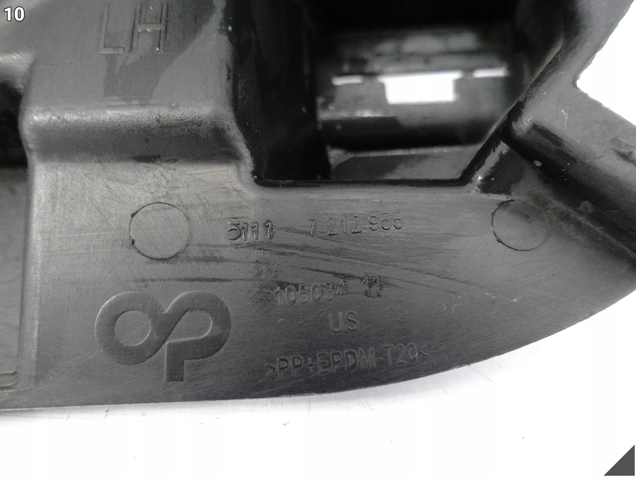 BMW X3 F25 10-14 ZWYKLY holder support W bumper front left 7212955
