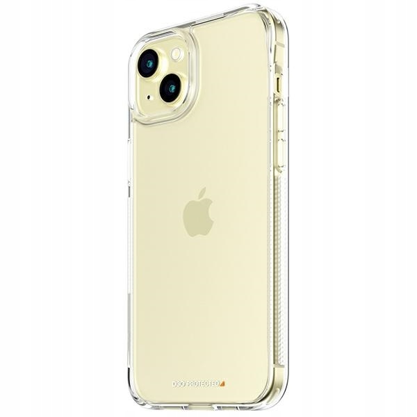 PanzerGlass HardCase iPhone 15 Plus 14 Plus 6.7" s D3O, 3x Vojenská ochrana, průhledný