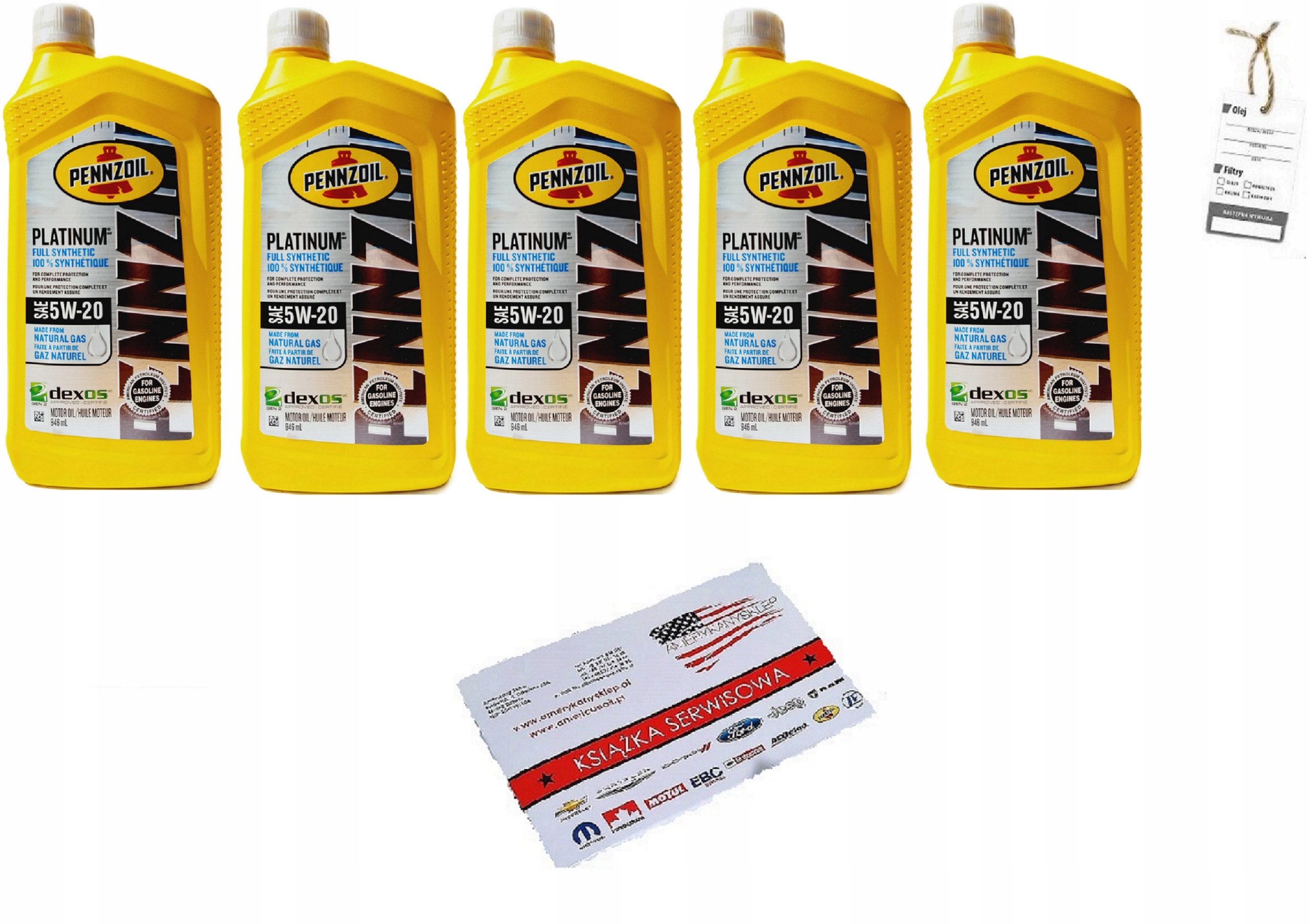 Pennzoil 5W20 Platinum Plně syntetický Dexos 2 5l
