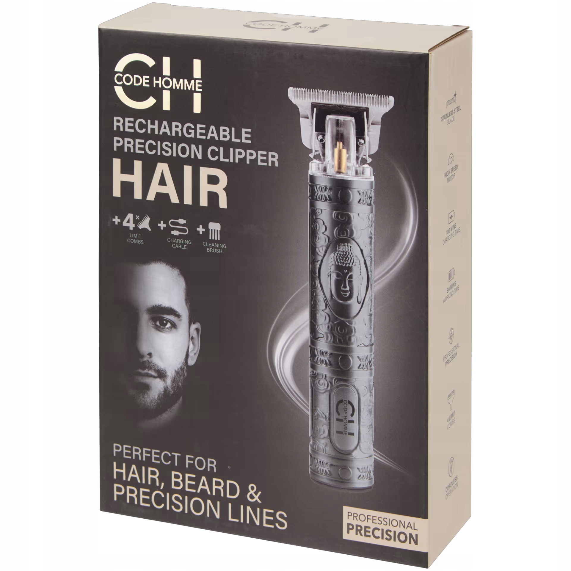 Maszynka do precyzyjnego strzyżenia Code Homme 7-częściowa