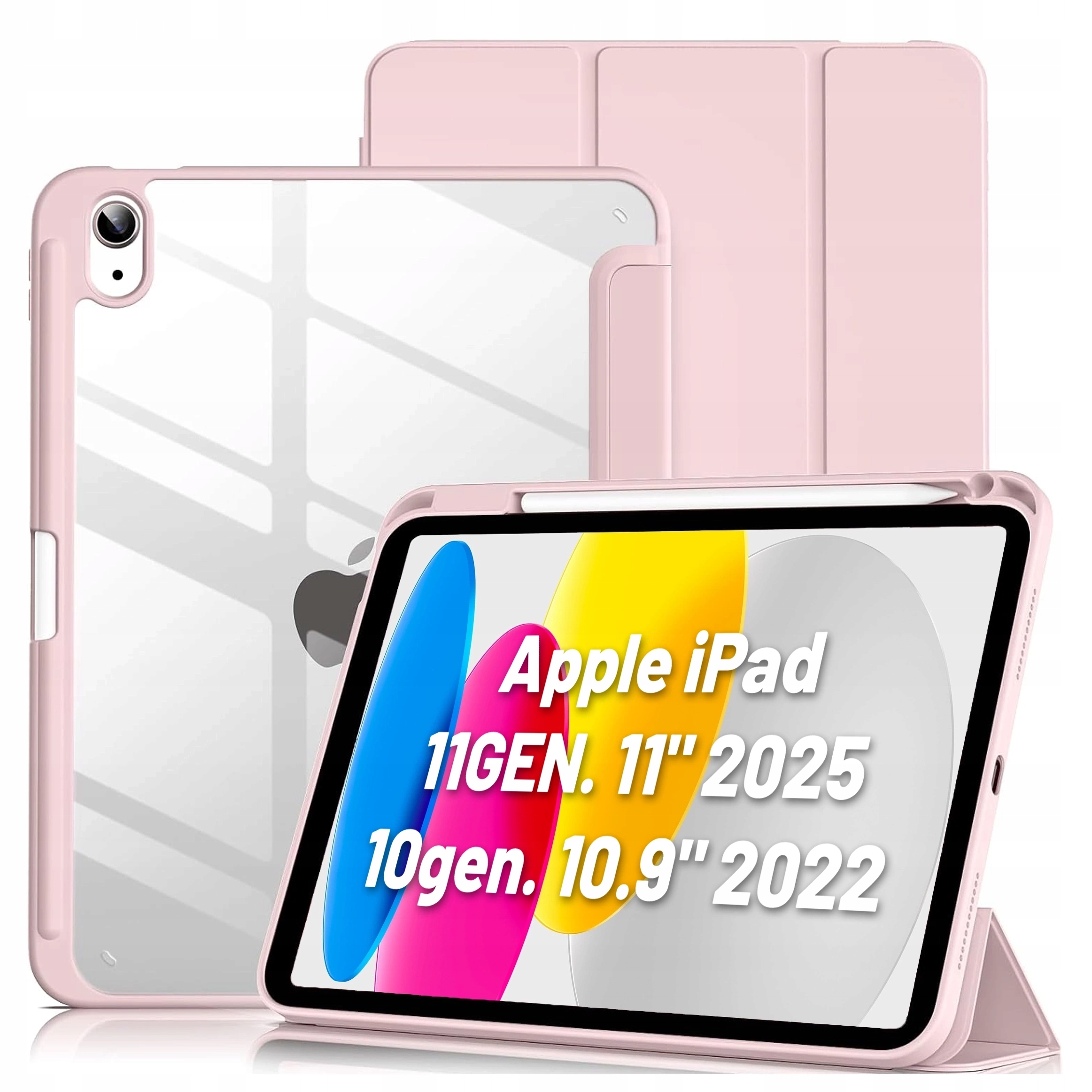 Etui Case Do Apple Ipad 10.9 10 Gen 2022 Ipad 11 A16 11 Gen 2025 Różowe