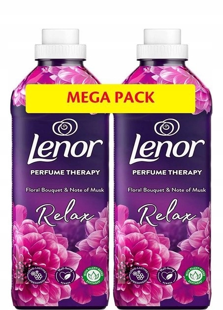 Levně Lenor Tekutá Aviváž Perfume Floral & Note 2 x 925ml (74 praní)