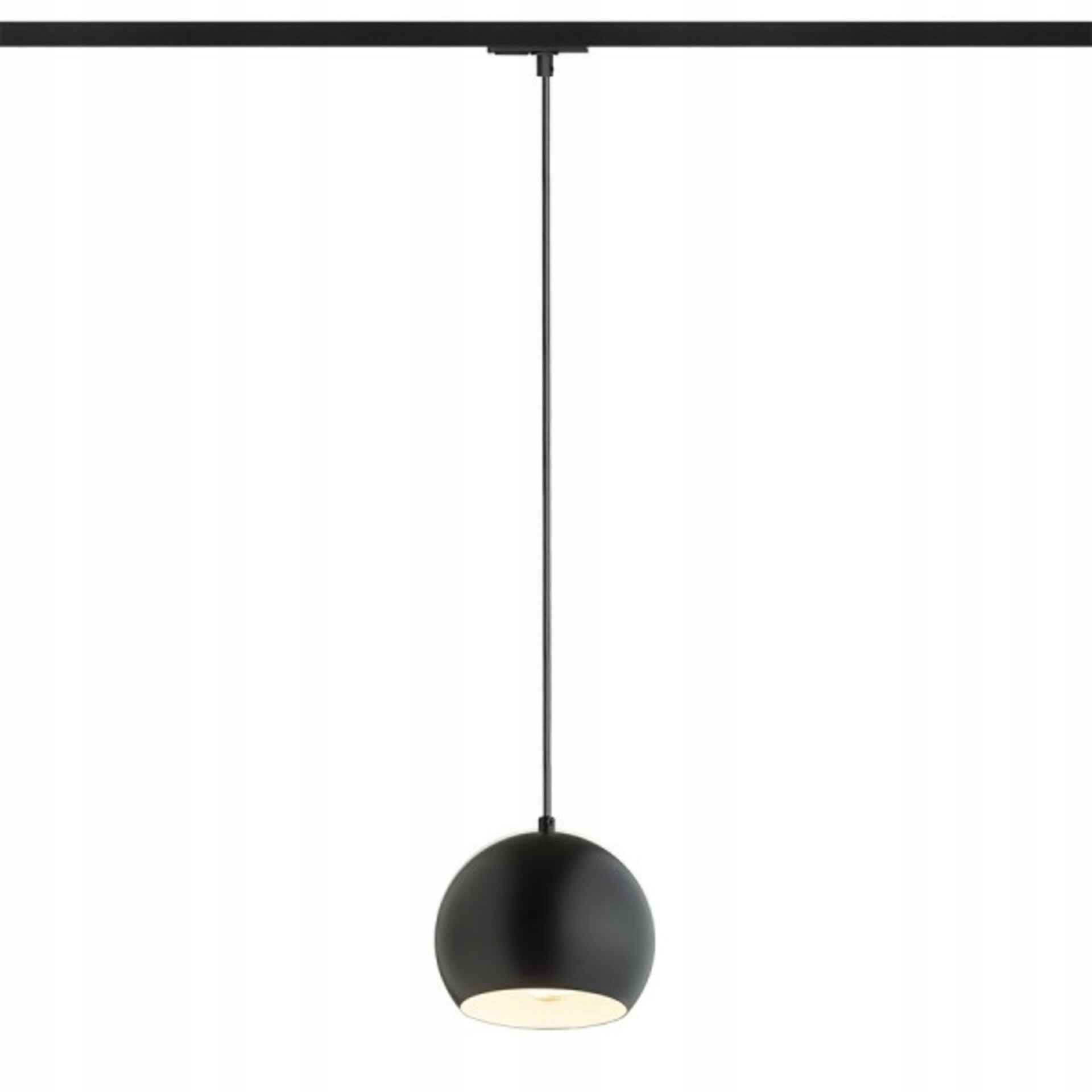 Závesné svietidlo Rendl Agneta pre jednookr. lištu čiernej E27 40W