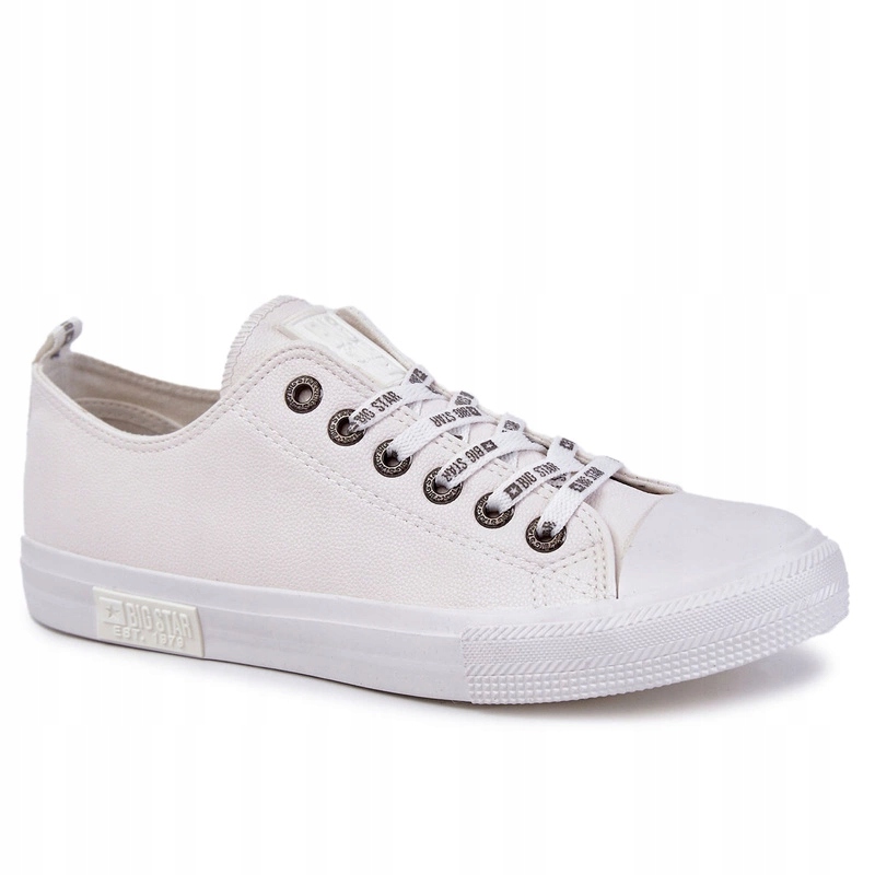 Pánské Tenisky Se Zavazováním Big Star KK174052 Bílé 43