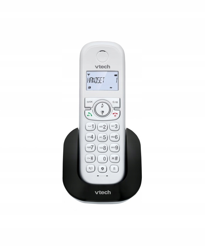 Bezdrátový telefon VTech CS1500, bílý bezdrátový telefon
