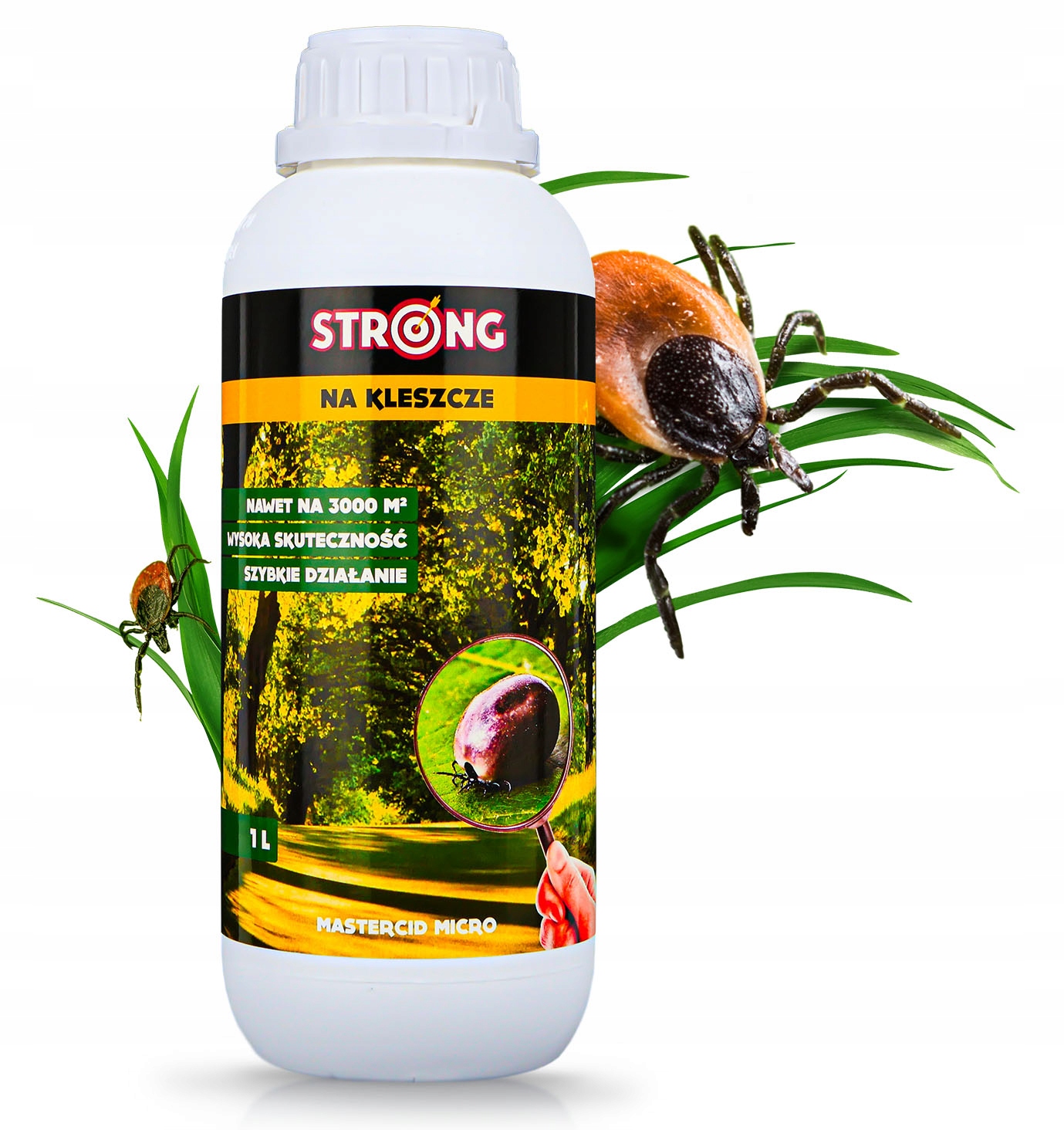 Oprysk Środek Preparat Na Kleszcze Skuteczny I Wydajny Koncentrat Strong 1L