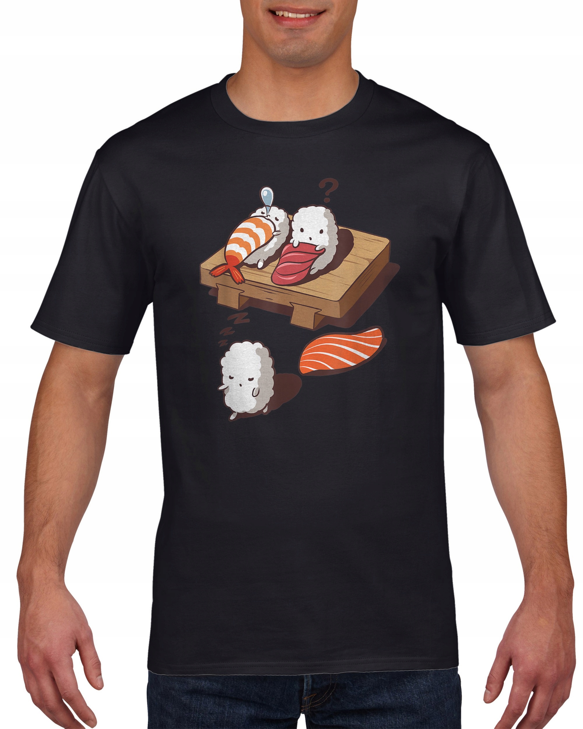 

Koszulka męska Śpiące sushi lunatykowanie XL