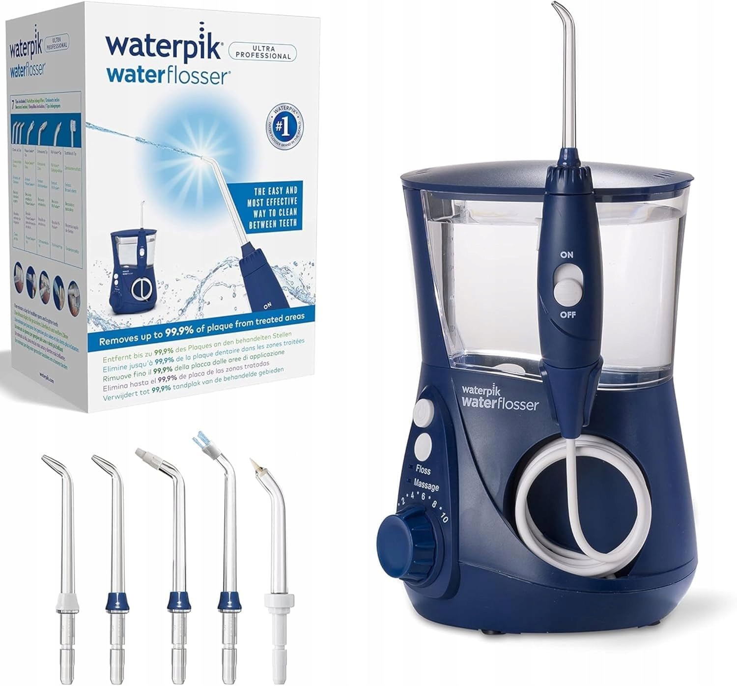 Irygator Waterpik WP-663 E2 Ultra Professional 650 ml stacjonarny niebieski
