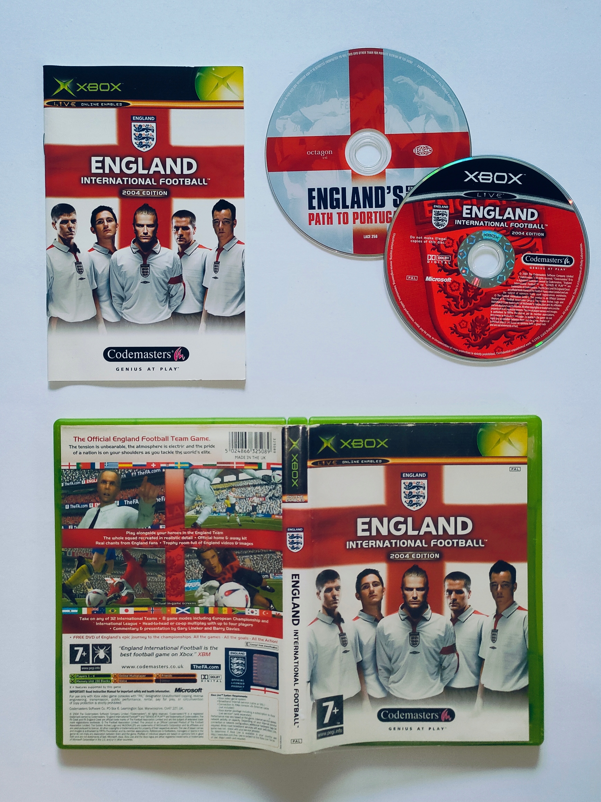 ENGLAND INTERNATIONAL FOOTBALL XBOX
