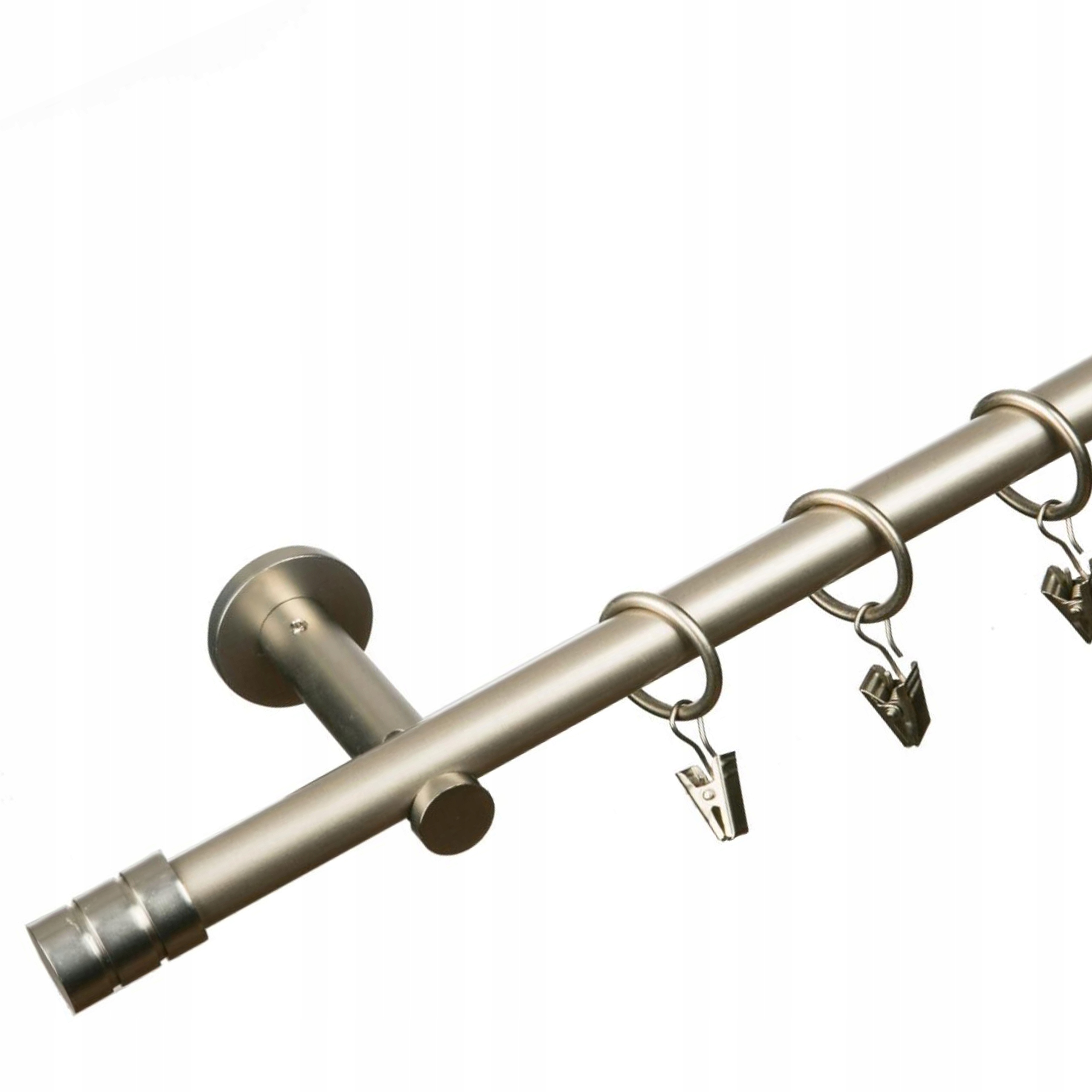 KARNISZ METALOWY POJEDYNCZY 16 mm 120 cm WZORY