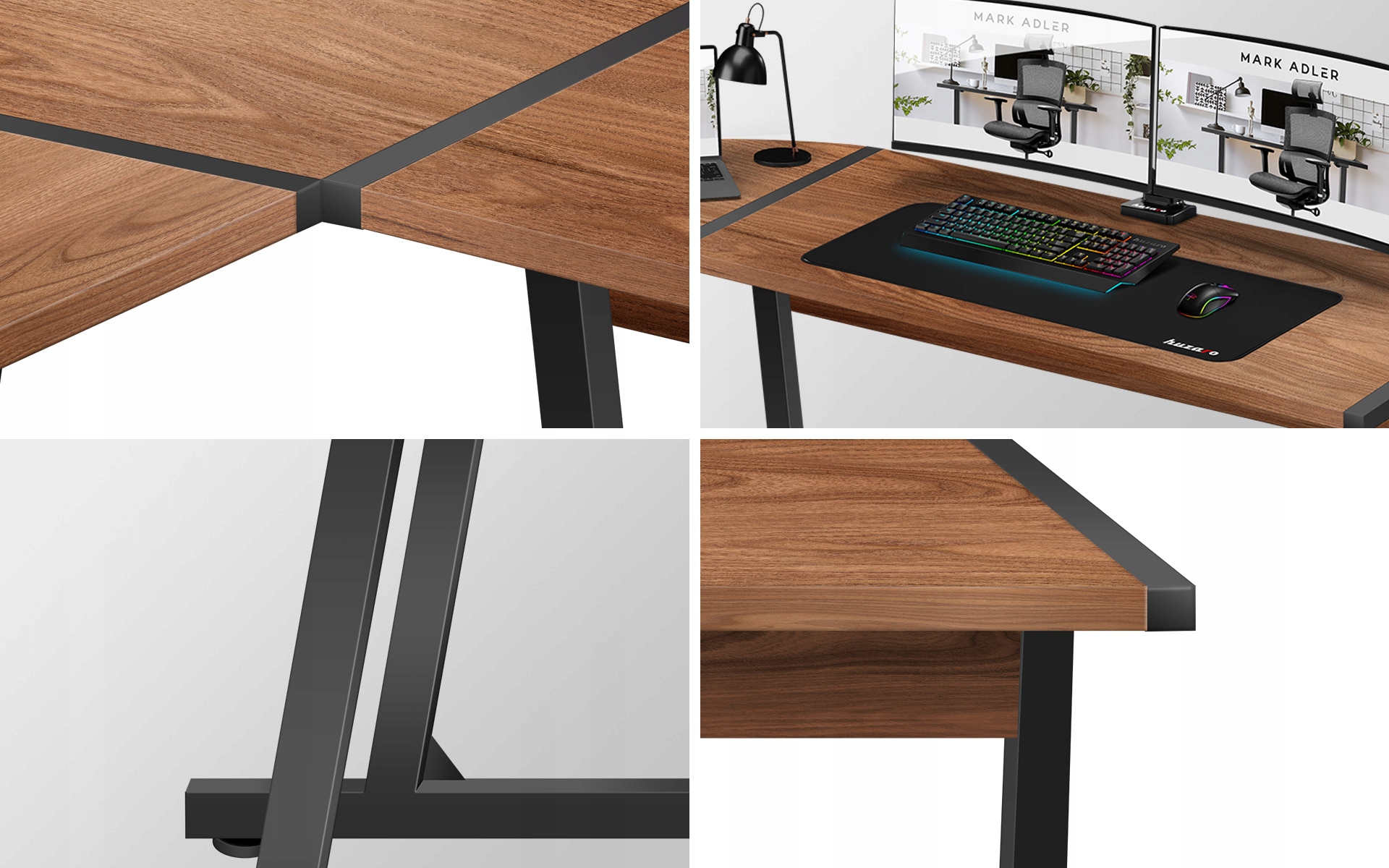 Biurko Narożne Komputerowe Mark Adler Leader 5.5 WN Przeznaczenie Biuro Dla dziecka Gabinet Pokój Recepcja Salon Sypialnia Szkoła