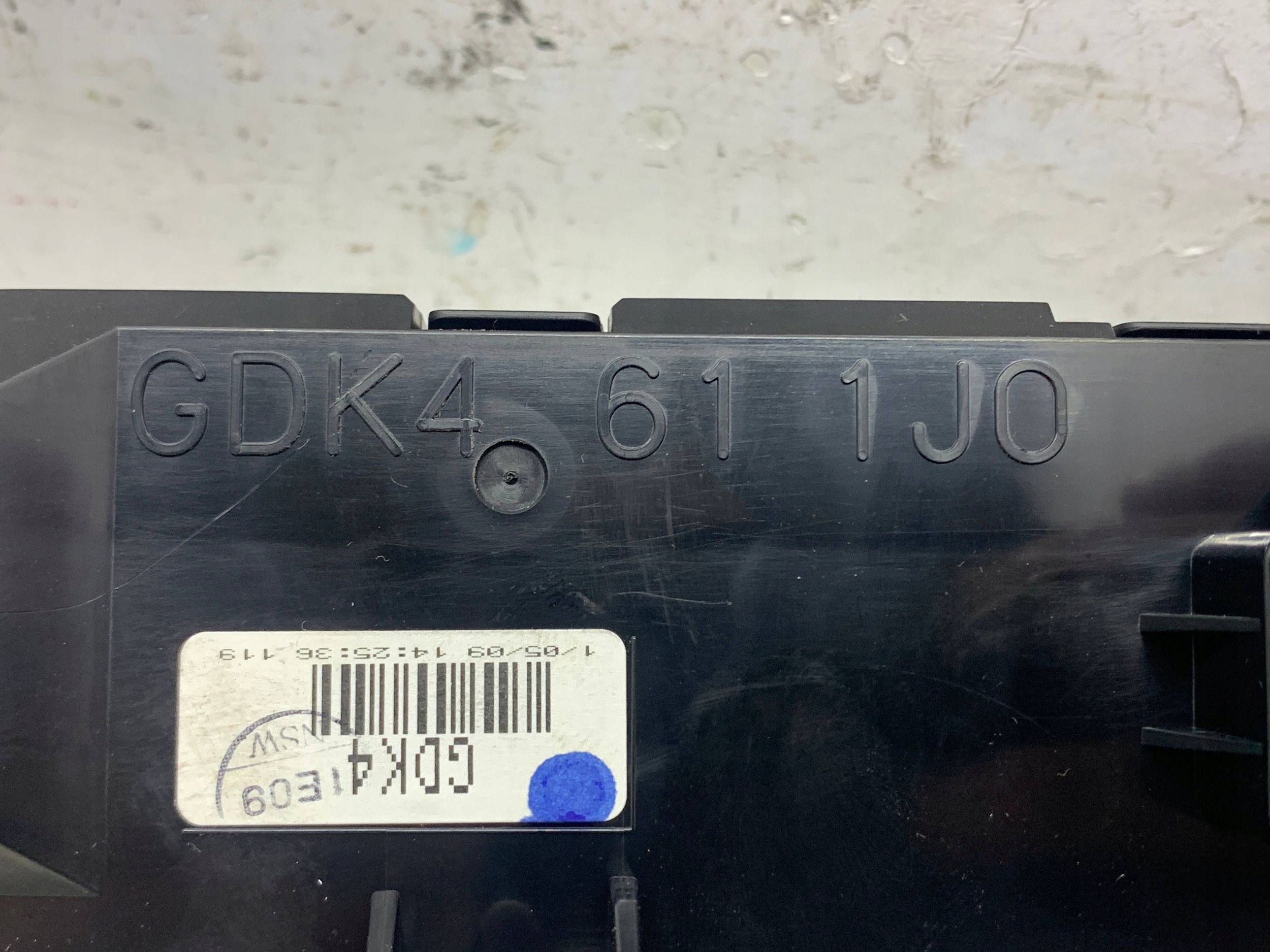 display clock GDK4611J0 MAZDA 6 GH (2007-2010)