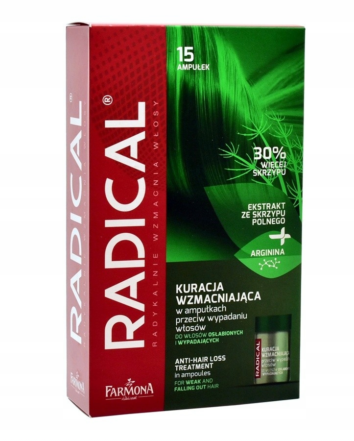 

Radical Ampułki przeciw wypadaniu włosów 15x5ml