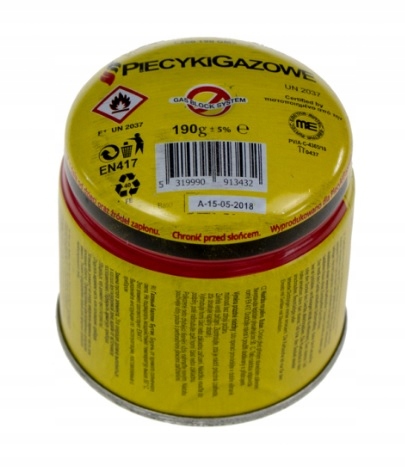 

Kartusz Nabój Gazowy Propan Butan Palnik Lpg 190g