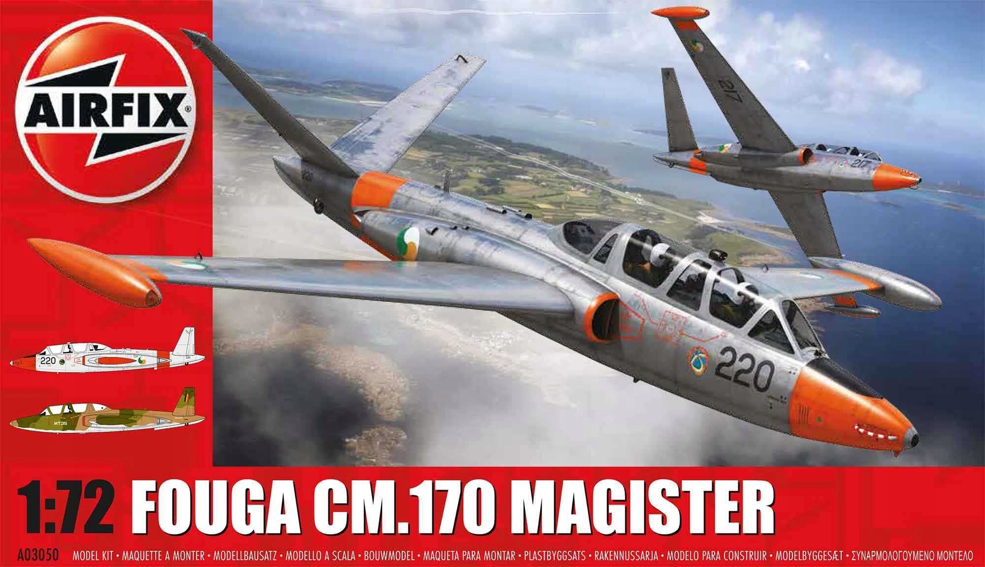 Airfix Classic Kit letadlo A03050 Fouga Magister (1:72)