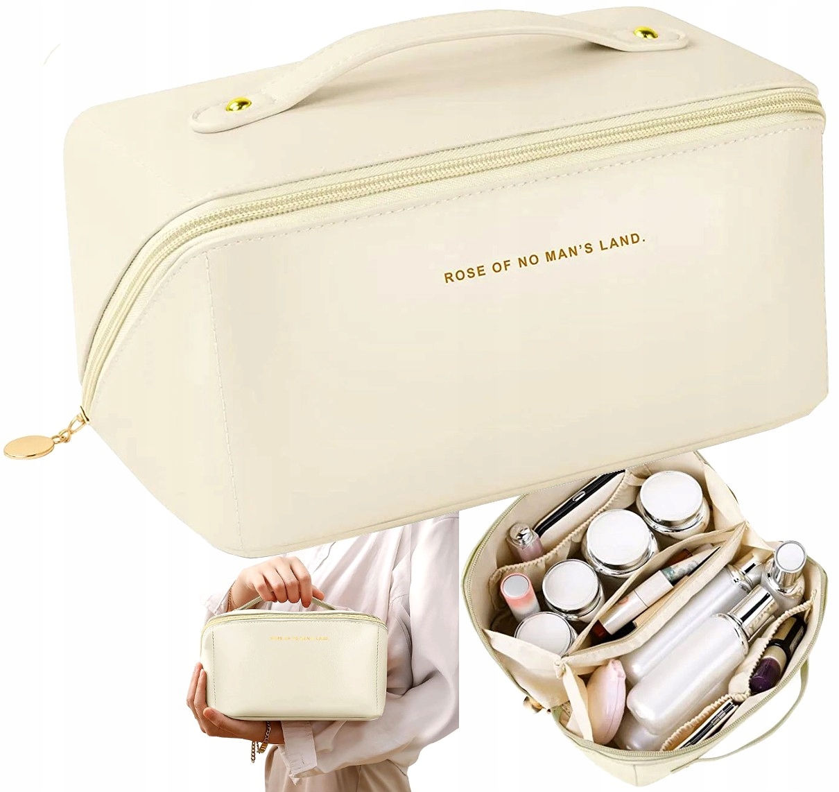 Kuferek Kosmetyczka organizer rozkładana pojemna Płeć kobieta