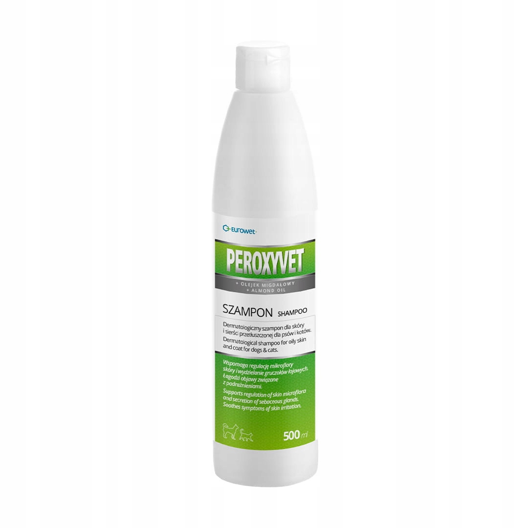 Peroxyvet šampon pro psy a kočky 500 ml Eurowet