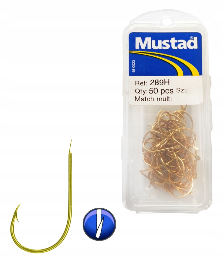 

Haczyki Mustad 286B-GL 289H 50szt. rozmiar: 10