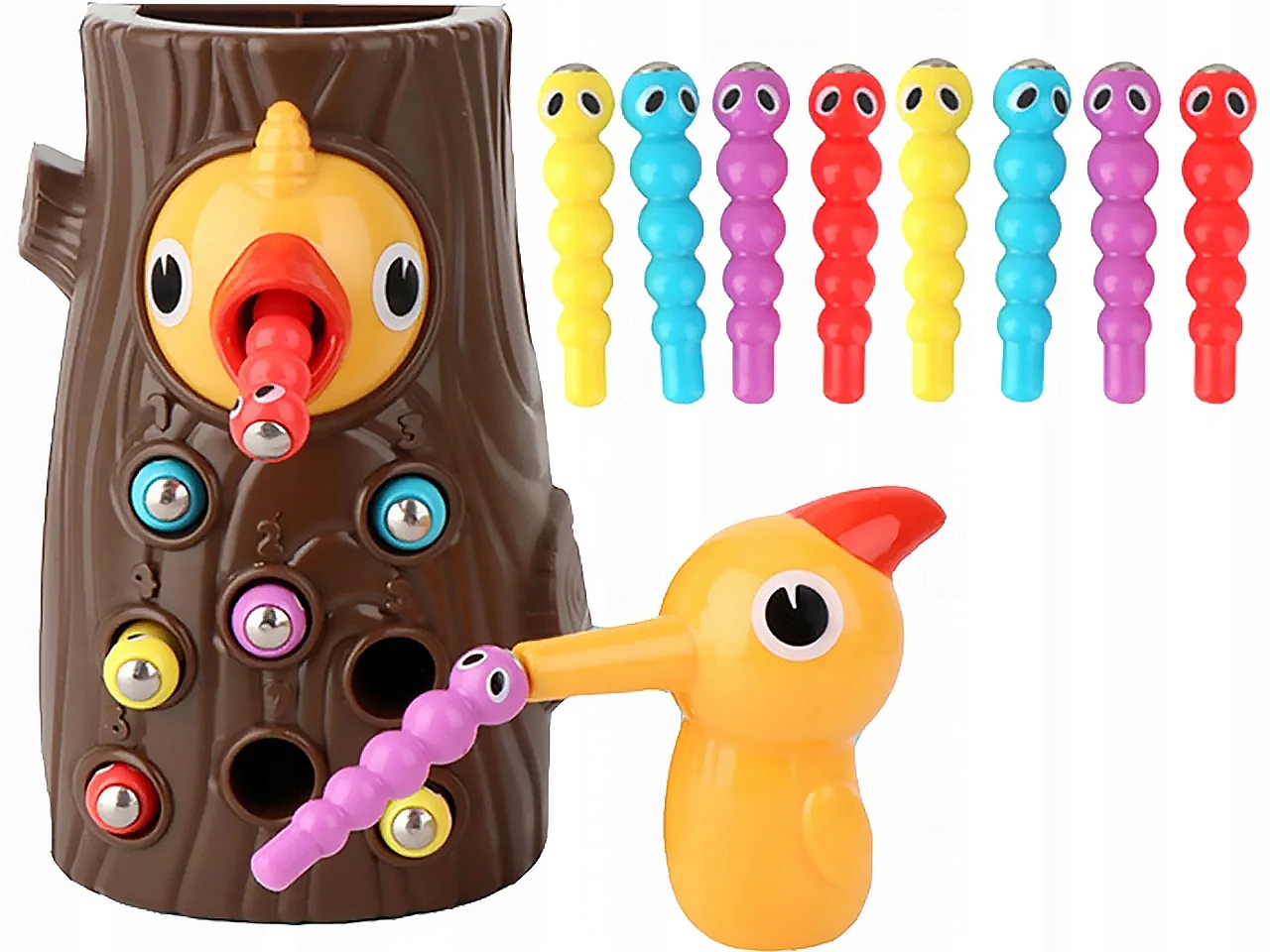 

Gra Zręcznościowa Magnetyczna Dzięcioł Robaczki